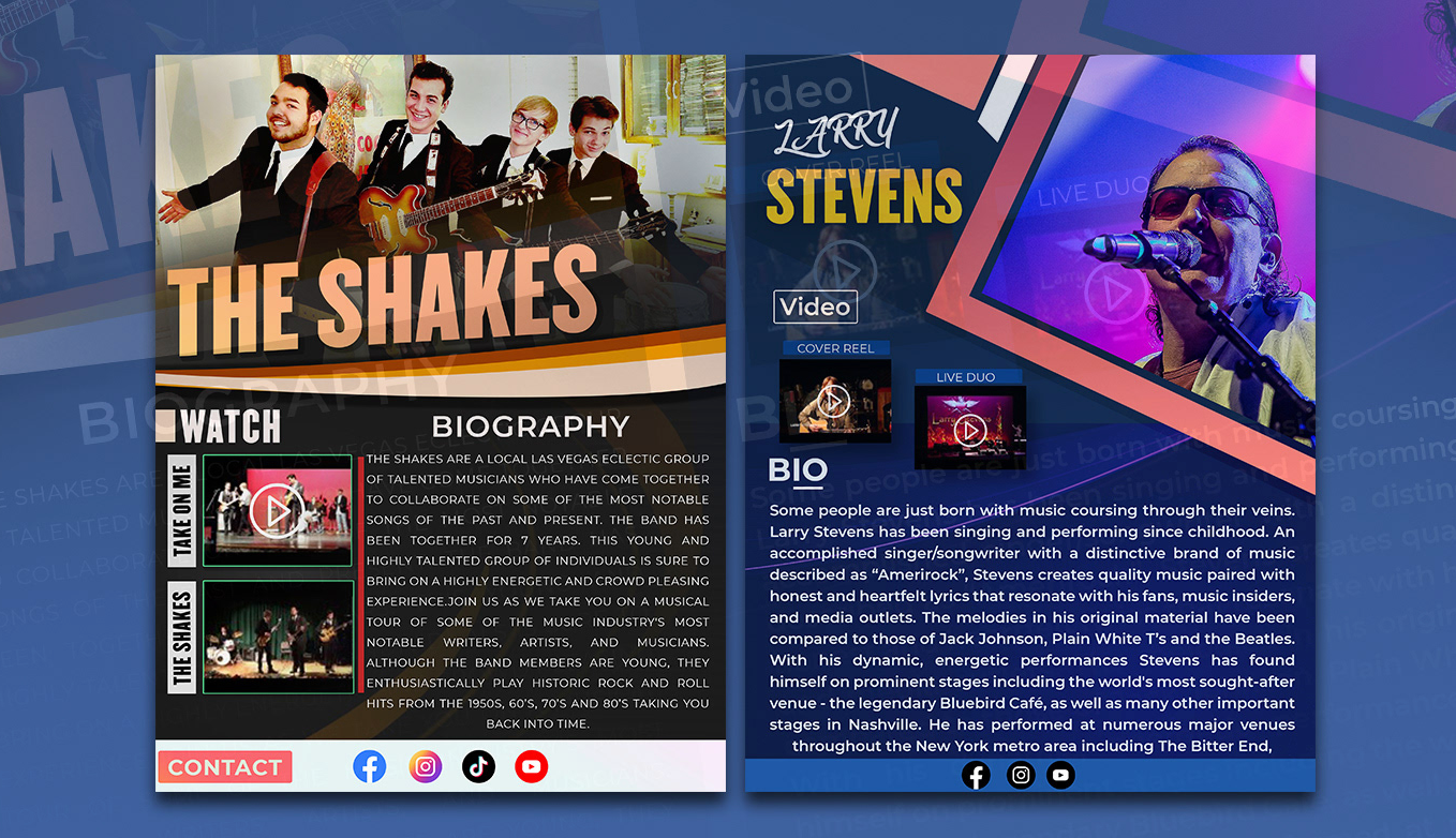 Electronic Press Kit (EPK) Design Service
