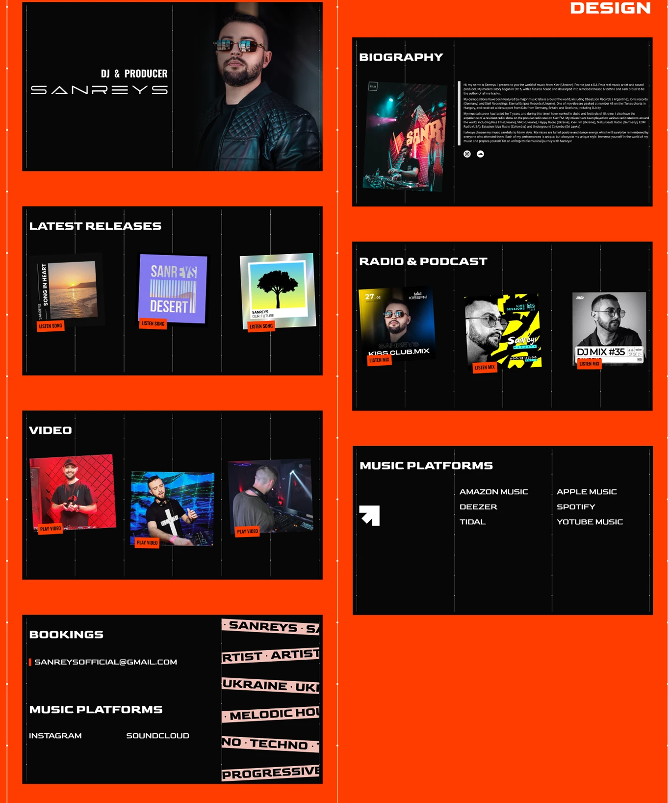 Electronic Press Kit (EPK) Design Service